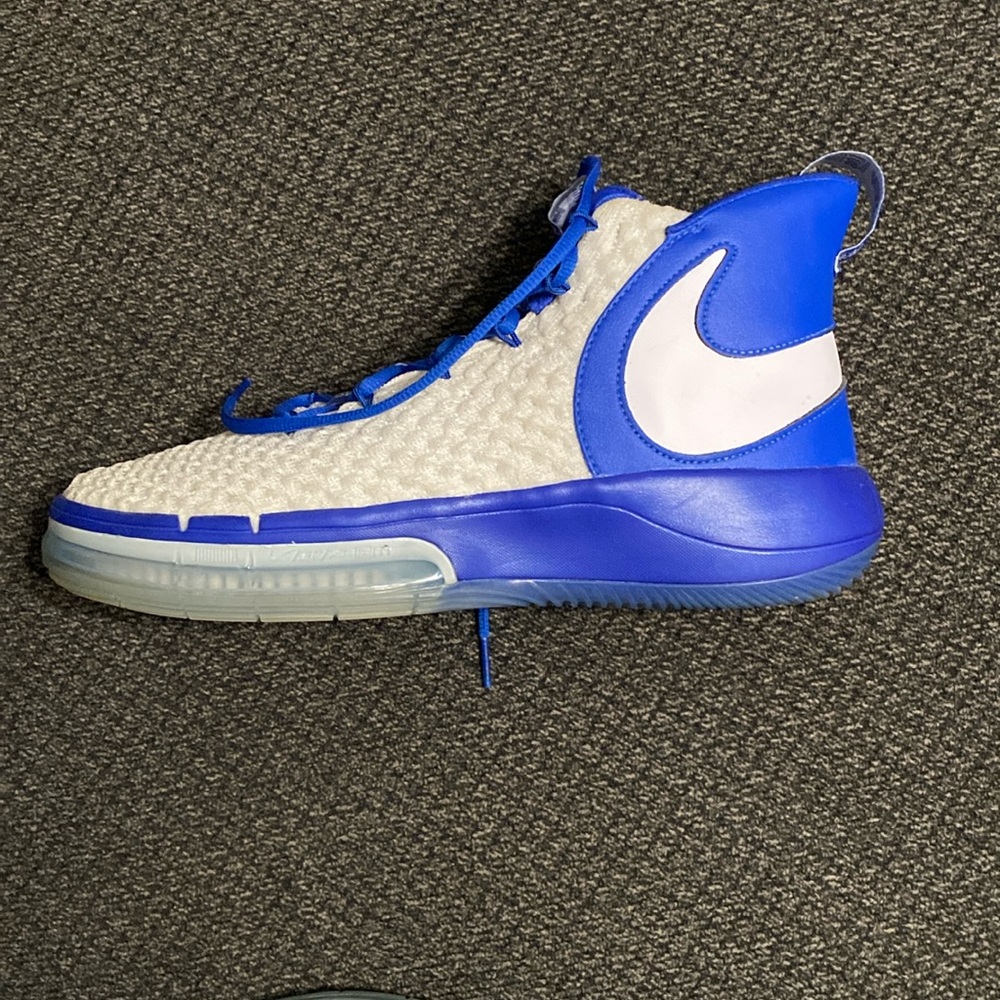 Nike AlphaDunk Blue and White - ONLY WORN ONCE- No blemishes.